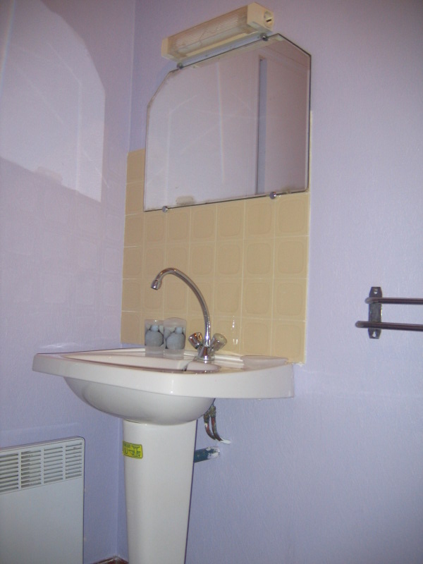 Holiday house for family with baby and children in Crozon - the washbasin